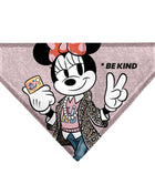 Pet Bandana - Minnie Mouse BE KIND Peace Pose Pinks