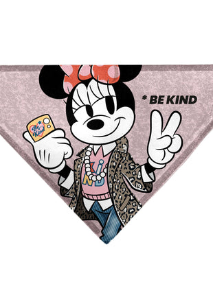 Pet Bandana - Minnie Mouse BE KIND Peace Pose Pinks