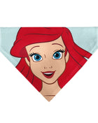 Pet Bandana - The Little Mermaid Ariel Face Close-Up Light Blue