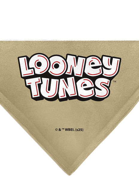 Pet Bandana - LOONEY TUNES Yosemite Sam Face Close-Up Tan