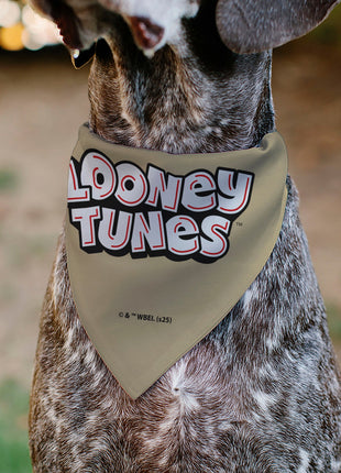 Pet Bandana - LOONEY TUNES Yosemite Sam Face Close-Up Tan