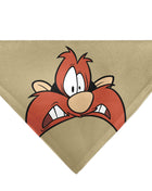 Pet Bandana - LOONEY TUNES Yosemite Sam Face Close-Up Tan