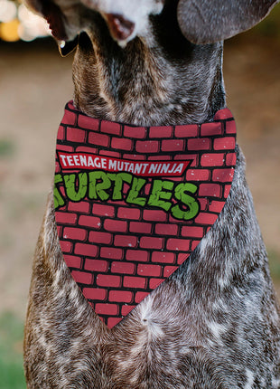 Pet Bandana - TEENAGE MUTANT NINJA TURTLES Brick Title Logo
