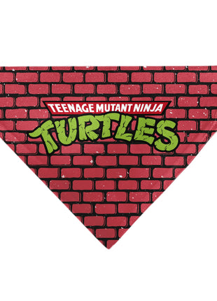 Pet Bandana - TEENAGE MUTANT NINJA TURTLES Brick Title Logo