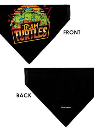Pet Bandana - Teenage Mutant Ninja Turtles TEAM TURTLES Group Pose Black/Red