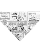 Pet Bandana - PEANUTS Good Ol Charlie Brown Comic Scene Blocks White/Black