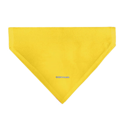 Pet Bandana - Peanuts Charlie Brown Zig Zag Stripe Yellow/Black
