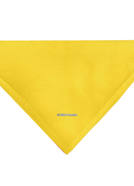 Pet Bandana - Peanuts Charlie Brown Zig Zag Stripe Yellow/Black