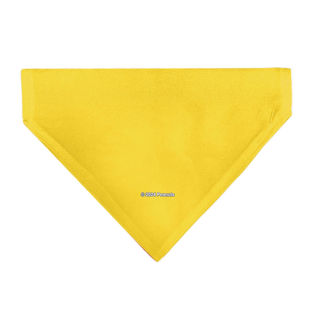 Pet Bandana - Peanuts Charlie Brown Zig Zag Stripe Yellow/Black