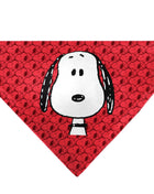Snoopy Face & Profile Pet Bandana – Peanuts Fan Gear Red - Pup List