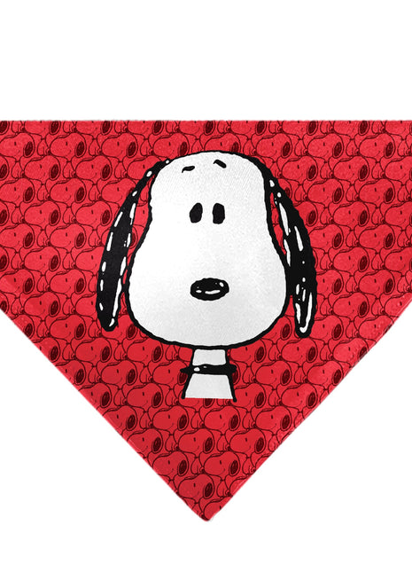 Snoopy Face & Profile Pet Bandana – Peanuts Fan Gear Red - Pup List