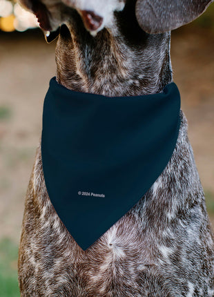 Pet Bandana - Peanuts Astronaut Snoopy I NEED MY SPACE Pose Blue