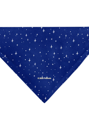 Pet Bandana - Peanuts Astronaut Linus Security Blanket Space Pose Blue