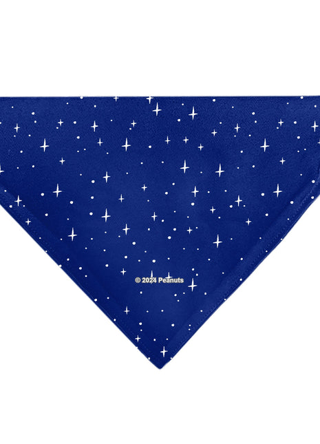 Pet Bandana - Peanuts Astronaut Linus Security Blanket Space Pose Blue