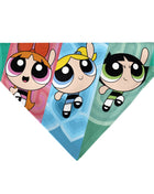 Pet Bandana - The Powerpuff Girls Flight Pose Pinks/Blues/Greens