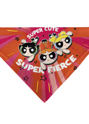 Pet Bandana - Powerpuff Girls SUPER CUTE SUPER FIERCE Group Pose Pinks