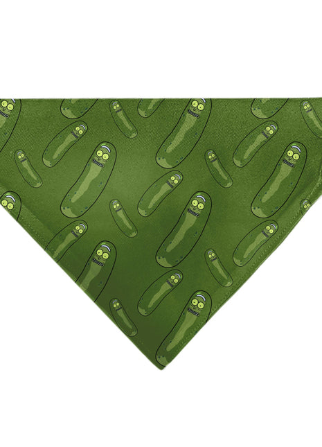 Pet Bandana - Rick and Morty Pickle Rick Pose Scattered Greens