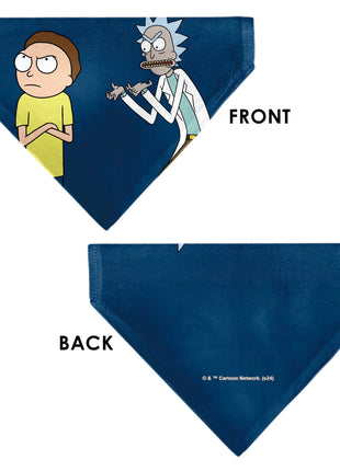 Pet Bandana - Rick and Morty Arms Crossed Pose Blue