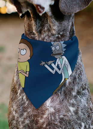 Pet Bandana - Rick and Morty Arms Crossed Pose Blue