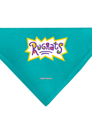 Pet Bandana - Rugrats Kids Group Pose and Title Logo Blue