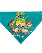 Pet Bandana - Rugrats Kids Group Pose and Title Logo Blue