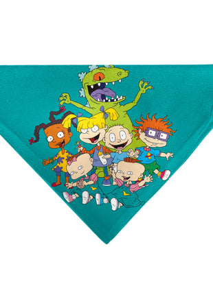 Pet Bandana - Rugrats Kids Group Pose and Title Logo Blue