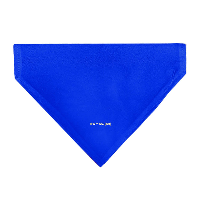 Pet Bandana - Superman Shield Logo Blue/Red/Yellow
