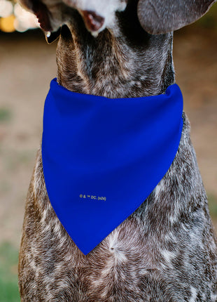 Pet Bandana - Superman Shield Logo Blue/Red/Yellow