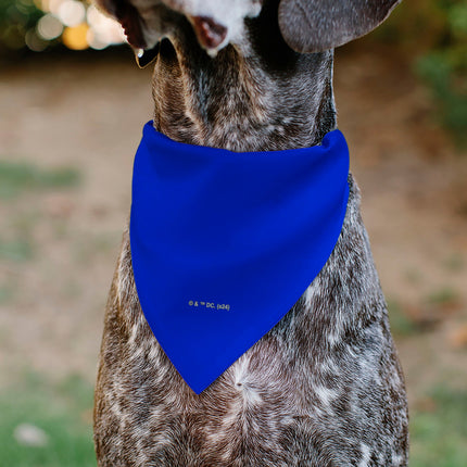 Pet Bandana - Superman Shield Logo Blue/Red/Yellow