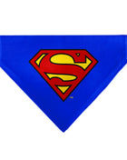 Pet Bandana - Superman Shield Logo Blue/Red/Yellow