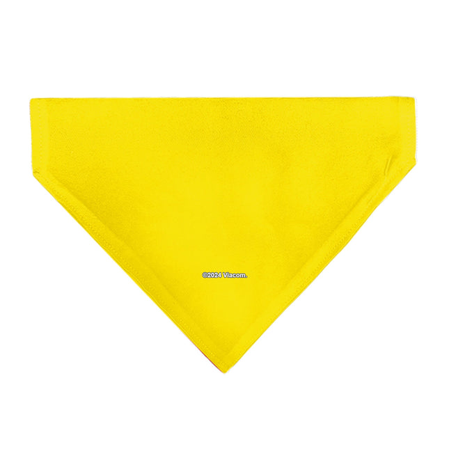 Pet Bandana - SpongeBob SquarePants and Friends SOAK UP POSITIVITY Pose Yellow