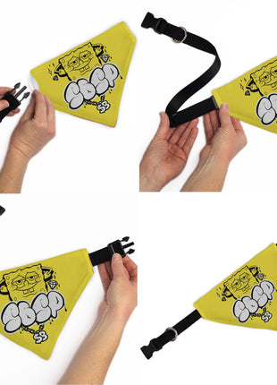 Pet Bandana - SpongeBob SquarePants SPSP $B Chain Pose Yellow