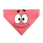 Pet Bandana - SpongeBob SquarePants Patrick Star Face Close-Up Pink