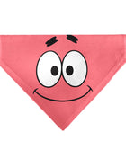 Pet Bandana - SpongeBob SquarePants Patrick Star Face Close-Up Pink