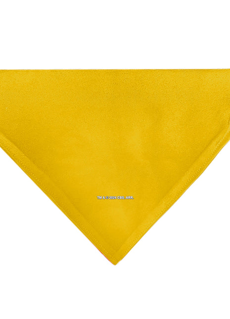 Pet Bandana - Star Trek Original Series Golden Yellow Uniform Print