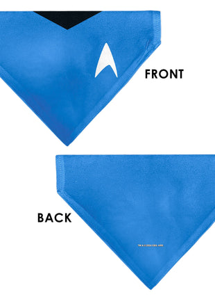 Pet Bandana - Star Trek Original Series Blue Uniform Print