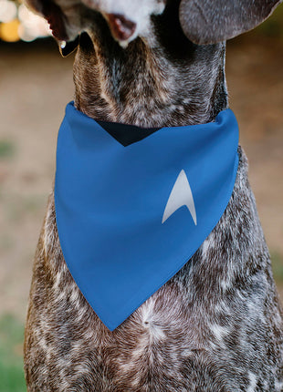 Pet Bandana - Star Trek Original Series Blue Uniform Print