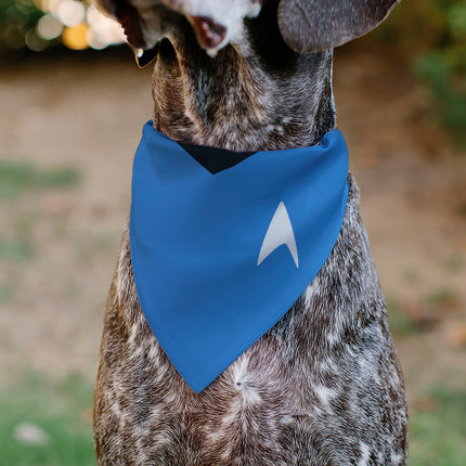 Pet Bandana - Star Trek Original Series Blue Uniform Print