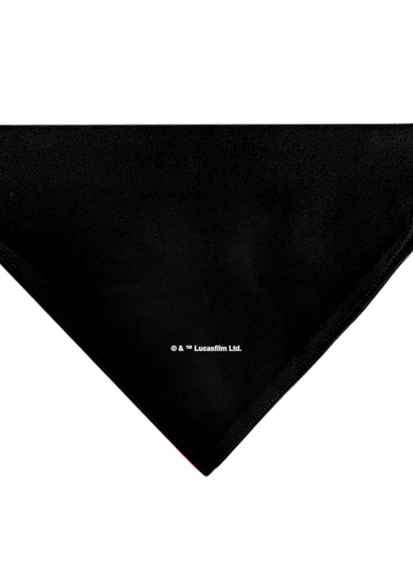 Pet Bandana - Star Wars Grogu Baby Yoda Smiling Impression Painting Black