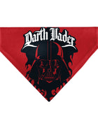 Pet Bandana - Star Wars DARTH VADER Face and Text Flame Red/Black/White