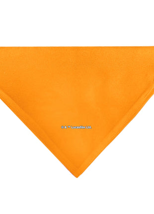 Pet Bandana - Star Wars REBEL Text and Rebel Alliance Insignia Orange/Red/Yellow