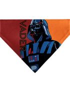 Pet Bandana - Star Wars VADER Text and Pop Art Pose Red/Orange/Black