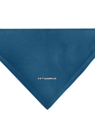 Pet Bandana - Star Wars FETT Text and Boba Fett Pop Art Pose Blues