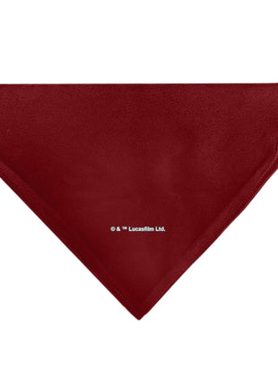 Pet Bandana - Star Wars TROOPER Text and Stormtrooper Pop Art Pose Reds/Black