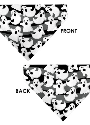 Pet Bandana - Ghosts Scattered Black/White