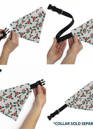 Pet Bandana - Holly & Mistletoe