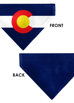 Pet Bandana - Colorado Flag Centered