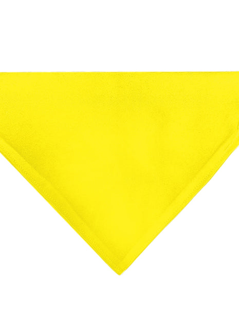 Pet Bandana - DO NOT PET Warning Yellows/Black
