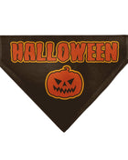 Pet Bandana - HALLOWEEN Jack-O-Lantern Pumpkin Black/Orange