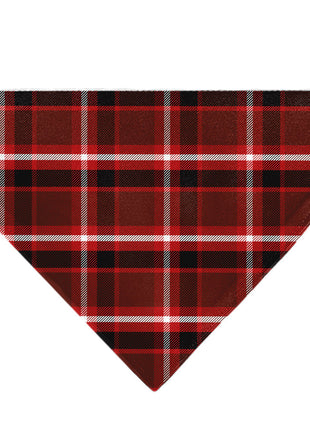 Pet Bandana - Holiday Pajama Plaid Red/Black/White